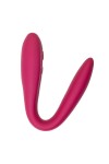 Бордовый многофункциональный вибратор Caberna фото 10 — pink-kiss