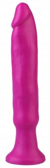 Фиолетовый анальный стимулятор без мошонки - 14 см. фото 1 — pink-kiss