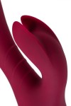 Бордовый вибратор-кролик Mion - 22 см. фото 9 — pink-kiss
