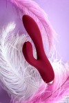 Бордовый вибратор-кролик Mion - 22 см. фото 11 — pink-kiss