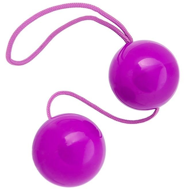 Фиолетовые вагинальные шарики BI-BALLS фото 1 — pink-kiss