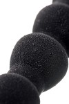 Черная анальная цепочка с вибрацией A-toys - 32,7 см. фото 7 — pink-kiss