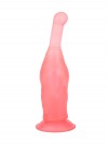 Розовый анальный стимулятор на присоске - 14,5 см. фото 2 — pink-kiss