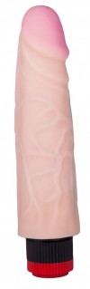Телесный вибратор ART-Style №6 с реалистичным рельефом - 20 см. фото 1 — pink-kiss