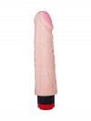 Телесный вибратор ART-Style №6 с реалистичным рельефом - 20 см. фото 3 — pink-kiss
