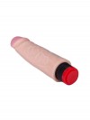 Телесный вибратор ART-Style №6 с реалистичным рельефом - 20 см. фото 5 — pink-kiss
