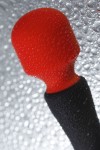 Черно-красный двусторонний вибромассажер Black&Red - 21 см. фото 9 — pink-kiss