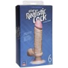 Вибромассажер-реалистик телесного цвета на присоске The Realistic Cock Vibrating 6” - 21,6 см. фото 3 — pink-kiss
