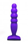 Фиолетовый анальный стимулятор Large Bubble Plug - 14,5 см. фото 1 — pink-kiss
