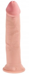 Телесный фаллоимитатор на присоске 9" Triple Density Cock - 26,7 см. фото 1 — pink-kiss