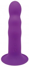 Фиолетовый вибратор Hitsens 3 - 18,2 см. фото 1 — pink-kiss
