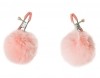 Зажимы на соски Angelic с розовыми меховыми шариками фото 1 — pink-kiss