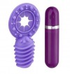 Фиолетовое эрекционное виброкольцо с 10 режимами вибрации Dash фото 1 — pink-kiss