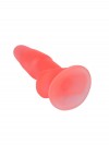 Розовый гелевый анальный стимулятор на присоске - 12,5 см. фото 4 — pink-kiss