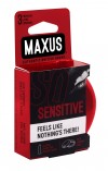 Ультратонкие презервативы в железном кейсе MAXUS Sensitive - 3 шт. фото 2 — pink-kiss