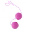 Фиолетовые вагинальные шарики на мягкой сцепке GOOD VIBES PERFECT BALLS фото 1 — pink-kiss