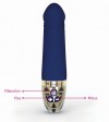 Синий вибратор для G-точки Real Deal Neal - 16,5 см. фото 3 — pink-kiss