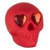 Красный вибромассажер в форме черепа Bone Head Handheld Massager фото 1 — pink-kiss