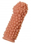 Насадка на фаллос с пузыриками по всей поверхности Extreme Sleeve 008 M-size - 14,7 см. фото 1 — pink-kiss