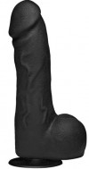 Черный фаллоимитатор The Perfect Cock With Removable Vac-U-Lock Suction Cup - 19 см. фото 1 — pink-kiss