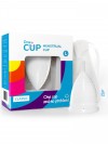 Белая менструальная чаша OneCUP Classic - размер L фото 2 — pink-kiss