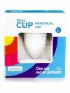 Белая менструальная чаша OneCUP Classic - размер L фото 5 — pink-kiss