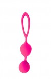 Розовые вагинальные шарики с петлёй Cosmo фото 1 — pink-kiss