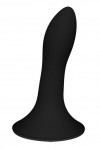 Черная анальная пробка двойной плотности Hitsens 5 - 12,9 см. фото 1 — pink-kiss