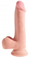 Телесный фаллоимитатор на присоске 7.5" Triple Density Cock - 22,9 см. фото 1 — pink-kiss