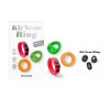 Набор из 3 разноцветных эрекционных колец Kit Neon Ring фото 10 — pink-kiss
