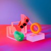 Набор из 3 разноцветных эрекционных колец Kit Neon Ring фото 11 — pink-kiss