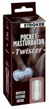 Прозрачный мастурбатор Pocket Masturbator Twister фото 6 — pink-kiss