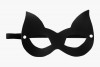Черная маска "Кошечка" с ушками фото 3 — pink-kiss
