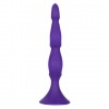 Фиолетовая анальная елочка Silicone Triple Probe - 14,5 см. фото 5 — pink-kiss
