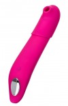 Розовый стимулятор с пульсацией и вакуум-волновой стимуляцией JOS Oscar - 20,5 см. фото 1 — pink-kiss