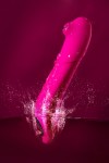 Розовый стимулятор с пульсацией и вакуум-волновой стимуляцией JOS Oscar - 20,5 см. фото 6 — pink-kiss
