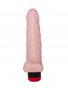 Телесный вибратор ART-Style №9 с поджатой мошонкой - 18,5 см. фото 4 — pink-kiss
