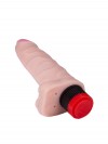 Телесный вибратор ART-Style №9 с поджатой мошонкой - 18,5 см. фото 5 — pink-kiss