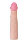 Телесный страпон Harness LESBI с вагинальной пробкой  фото 11 — pink-kiss
