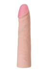 Телесный страпон Harness LESBI с вагинальной пробкой  фото 12 — pink-kiss