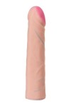 Телесный страпон Harness LESBI с вагинальной пробкой  фото 13 — pink-kiss