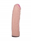 Черный пояс-трусики с насадкой "Гламур Эмма" - 15,5 см. фото 2 — pink-kiss