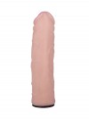 Черный пояс-трусики с насадкой "Гламур Эмма" - 15,5 см. фото 3 — pink-kiss