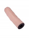 Черный пояс-трусики с насадкой "Гламур Эмма" - 15,5 см. фото 4 — pink-kiss