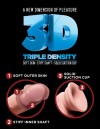 Телесный фаллоимитатор на присоске 8" Triple Density Fat Cock with Balls  - 24,1 см. фото 5 — pink-kiss