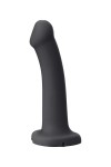 Черный фаллос с имитацией эякуляции Silicon Cum Dildo L - 19,6 см. фото 5 — pink-kiss