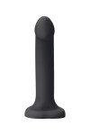 Черный фаллос с имитацией эякуляции Silicon Cum Dildo L - 19,6 см. фото 7 — pink-kiss