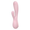 Розовый вибратор-кролик Satisfyer Mono Flex с управлением через приложение - 20,4 см. фото 1 — pink-kiss