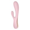 Розовый вибратор-кролик Satisfyer Mono Flex с управлением через приложение - 20,4 см. фото 2 — pink-kiss