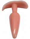 Телесная анальная пробка для ношения - 12 см. фото 2 — pink-kiss